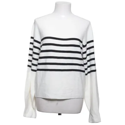 Sweater (White, Black) from Uniqlo Cotton