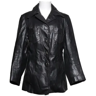 Läderkavaj (Svart) från Malungs Skinn