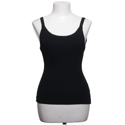 Tanktop (Zwart) van H&M Basic Katoen, Elastaan