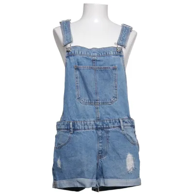 Salopette courte (Bleu) de Pull & Bear Coton