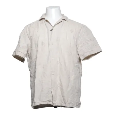Kortärmad skjorta (Beige) från Zara Polyester