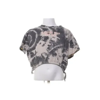 Topp (Grå, Vit) från H&M Bomull