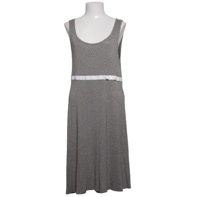 Dress (Gray, White) from Isabel de Pedro Elastane, Viscose