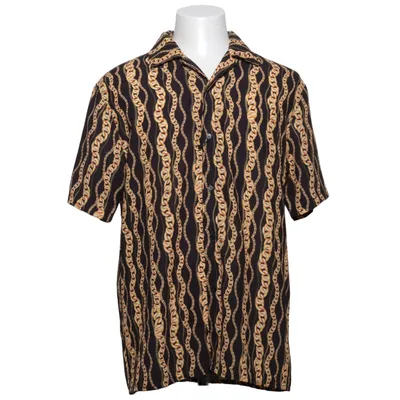 Kortärmad skjorta (Svart, Guldfärgad) från Liquor N Poker Polyester