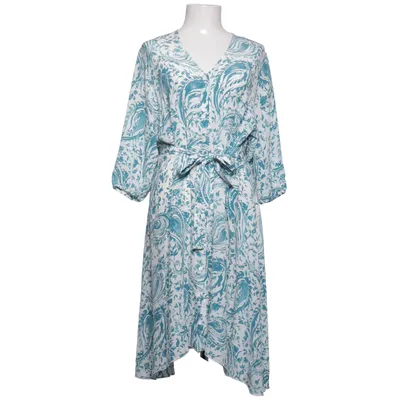 Klänning (Blå, Vit, Flerfärgad) från Falconeri Elastan, Silke