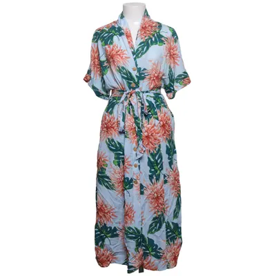 Skjortklänning (Blå, Flerfärgad) från Mango Casual Viskos