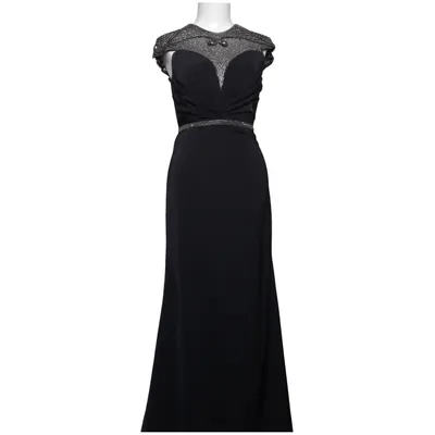 Avondjurk (Zwart) van Terani Couture Polyester