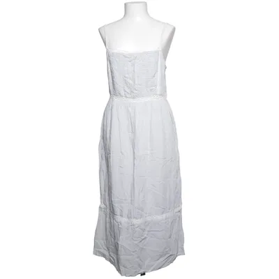 Robe longue (Gris, Blanc) de Zara Trafaluc Coton