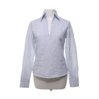 Blus (Blå) från Massimo Dutti Woman Bomull, Polyester