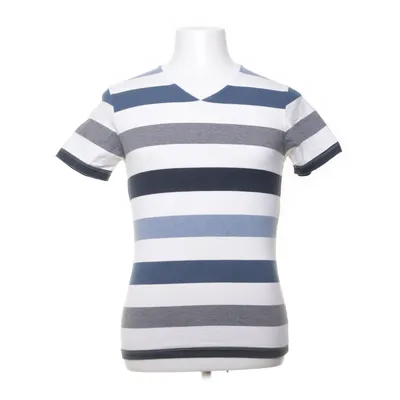 T-shirt (Blauw, Wit) van Bläck Elastaan, Katoen