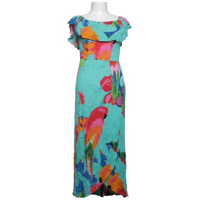 Maxi dress (Green, Multicolored) from Desigual Viscose