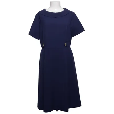 Dress (Blue) from Leslie Fay Elastane, Polyester, Viscose