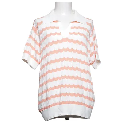 Sweater (White, Orange) from By Malina Nylon, Viscose
