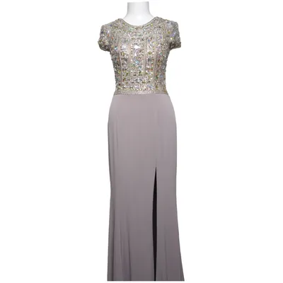 Avondjurk (Beige) van Terani Couture Polyester