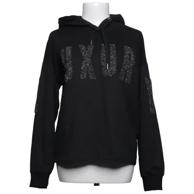 Capuchon sweater (Zwart) van Rick Cardona Katoen, Polyester