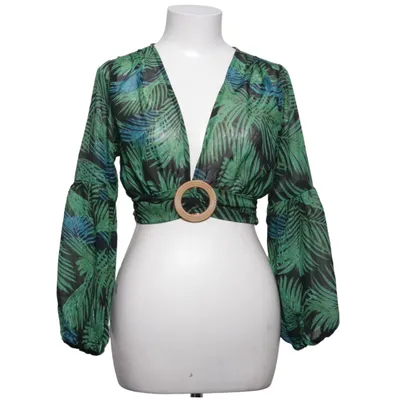 Crop top (Grøn, Blå, Sort) fra Boohoo Petite Polyester