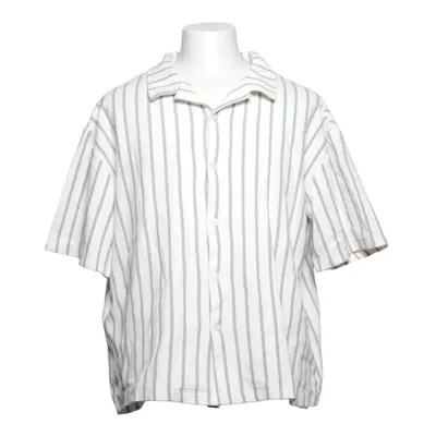 Short sleeve shirt (White, Gray) from Topman Cotton, Elastane, Polyester