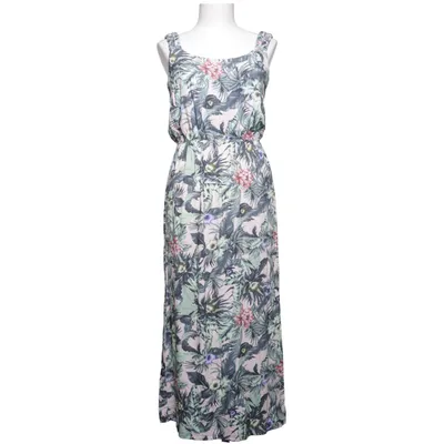 Robe longue (Vert, Beige, Multicolore) de MyWear Woman Élasthane, Viscose