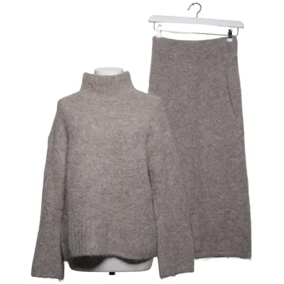 Set (Gray) from Selected Femme Alpaca wool, Polyamide