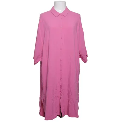 Shirt dress (Pink) from Zizzi Viscose