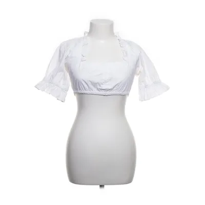 Dirndlblus (Vit) från Trachten Rausch Bomull, Polyester