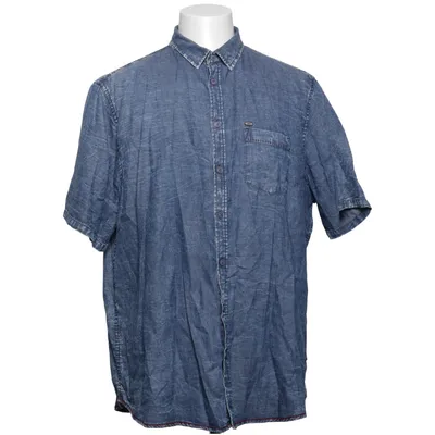 Chemise à manches courtes (Bleu) de Engbers Coton