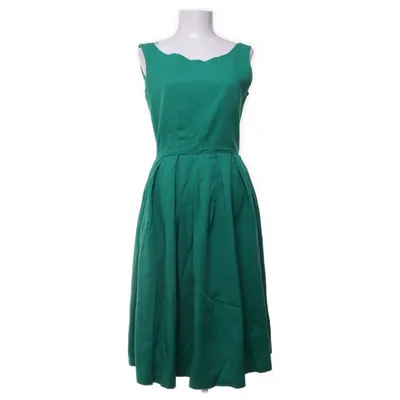 Klänning (Grön) från Lindy Bop Bomull, Elastan, Polyester