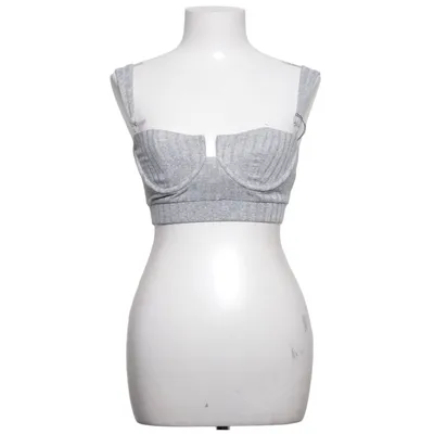 Crop top (Gris) de Oh Polly Élasthane, Polyester