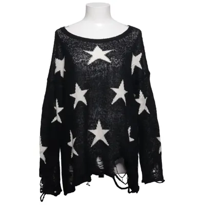 Sweater (Black, White) from Wildfox Acrylic, Polyamide, Viscose, Wool