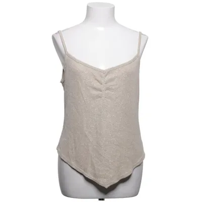 Débardeur (Beige) de Dorothy Perkins Fibre métallique, Viscose