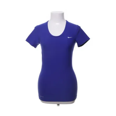 Sporttop (Blauw) van Nike Polyester, Elastaan