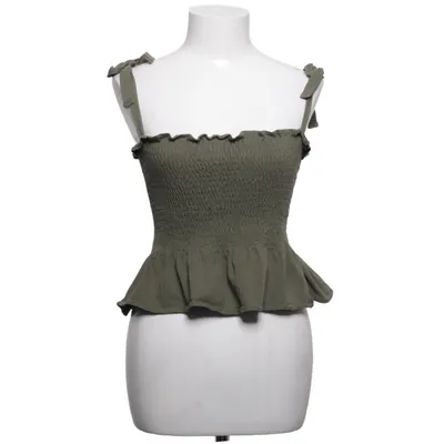 Tanktop (Groen) van H&M Katoen, Elastaan