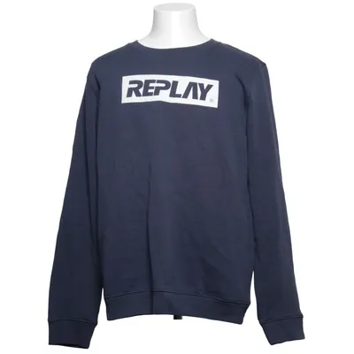 Sweatshirt (Blauw) van Replay Katoen, Polyester