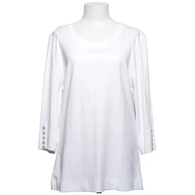 T-shirt à manches longues (Blanc) de Us Basic Coton