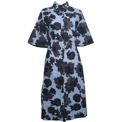 Skjortekjole (Demi dress aop 14224) fra Samsøe & Samsøe Økologisk bomuld