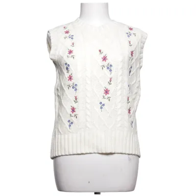 Pull sans manches (Blanc, Multicolore) de Bettina Laine