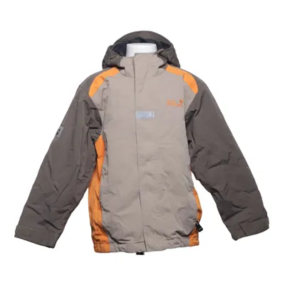 Allvädersjacka (Beige, Grå, Orange) från Jack Wolfskin Polyamid, Polyester, Polyuretan