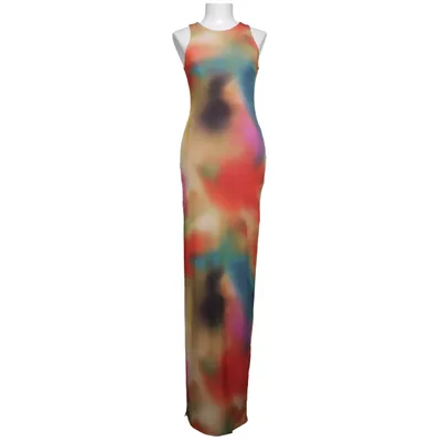 Långklänning (Röd, Blå, Flerfärgad) från Fashion Nova Elastan, Polyester