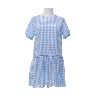 Dress (Blue, White) from New Collection Italy Polyester, Viscose