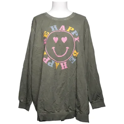 Sweatshirt (Green, Multicolored) from Angel of Style Cotton