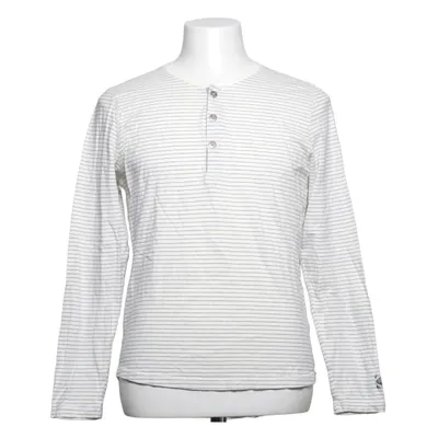 Henley shirt (White, Blue) from Dobber Organic cotton