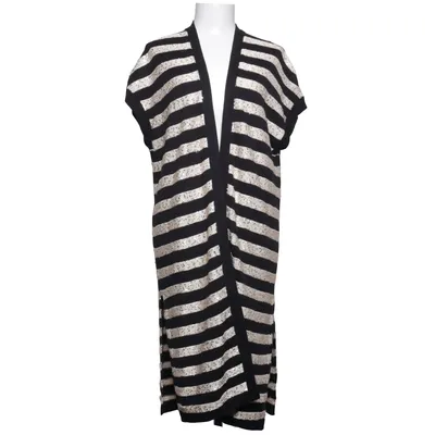 Cardigan (Noir, Beige) de Taifun Coton biologique, Polyester
