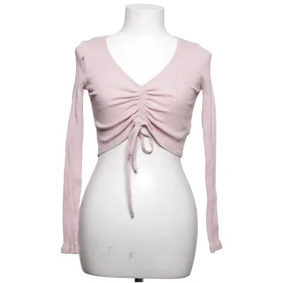 Crop top (Roze) van The Girl Who Katoen, Elastaan