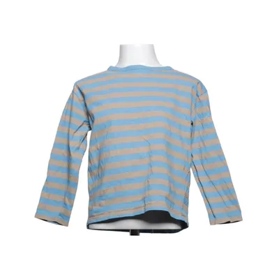 T-shirt à manches longues (Bleu, Beige) de Rikiki Coton