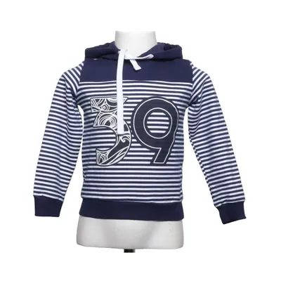 Sweat à capuche (Bleu, Blanc) de Batik Coton, Élasthane