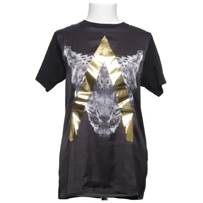T-shirt (Noir, Or) de Marcelo Burlon Coton, Polyester