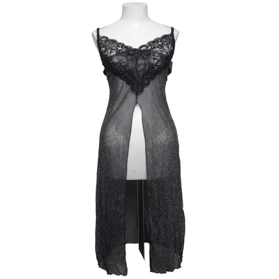Negligé (Zwart) van Electric Lingerie