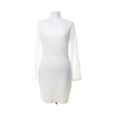 Klänning (Vit) från Dry Lake Viskos, Bomull, Nylon, Polyester, Elastan