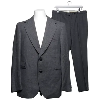 Kostym (Grå) från Tuomi Polyester, Ull