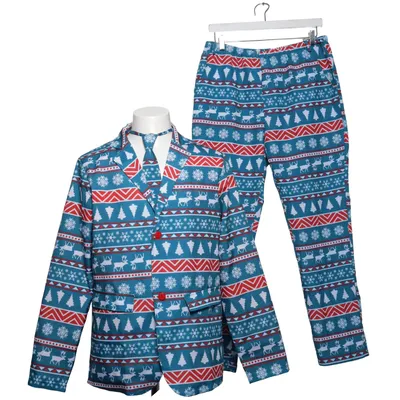 Kerstkleding (Blauw, Rood, Wit) van Party Mix Polyester